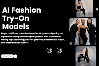 create realistic ai fashion models, ai clothings garments try on video on runway