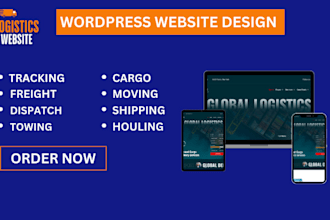 design a fully responsive and highly engaging freight broker logistics website