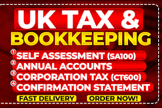 do uk corporation tax, annual accounts, vat, self assessment and bookkeeping