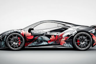 awesome car wrap design and vehicle wrap design