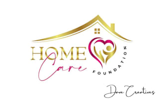 design a minimalist homecare, healthcare, medical logo home care  branding