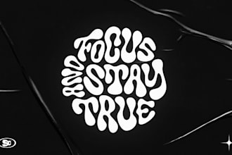 design a cool circle shaped logo