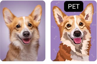 draw your dog, cat, animal, watercolor pet, cartoon character, disney art