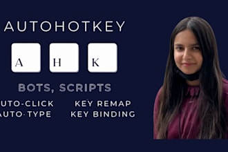 create scripts to automate a lot of things with autohotkey