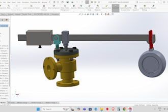 3d cad modelling in solidworks