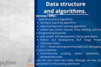 do data structures and algorithms, python programming, java programming, cpp oop