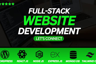 build or rebuild web site, landing page as full stack developer