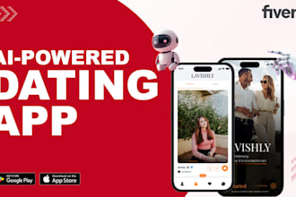 design and developed ai based dating app for android and ios