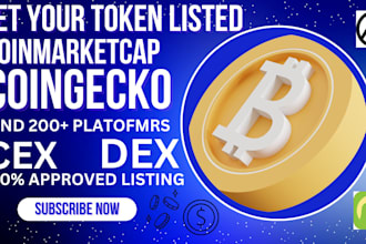 do token launch, coin listing, ico listing on coinmarketcap, coingecko cex