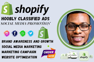 boost shopify sales with hoobly classified ads and promote your social media