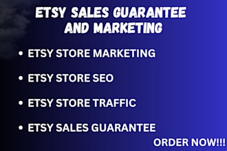do etsy sales guarantee, etsy store marketing and etsy SEO for product listing