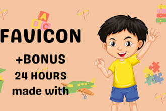 design favicon for you in 24h with bones