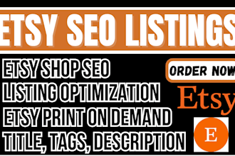 rewrite your etsy titles and tags for etsy SEO products listing digital products