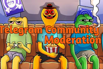 be your telegram group admin and moderator for your group