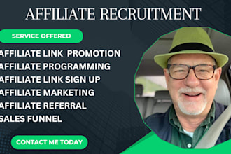 affiliate recruitment affiliate program affiliate marketing link promotion mlm