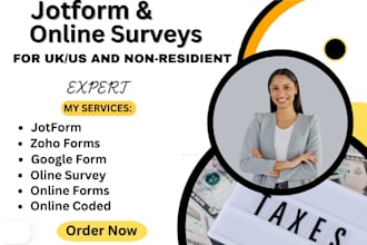 create online survey design, typeform, fillable pdf form, google forms