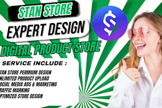 setup stan store digital product design etsy stan store, beacon ai marketing