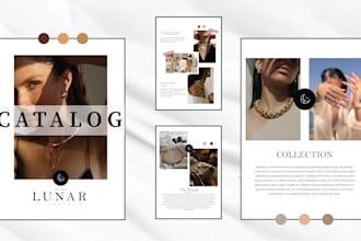 design modern catalog, lookbook, catalogue, sale sheet, brochure
