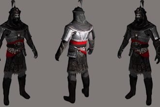 create custom skyrim mod,3d armor and 3d model for game