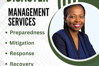 do disaster management, mitigation, risk assessment, response, recovery