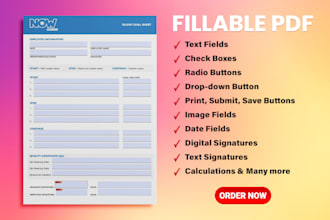 design fillable PDF form