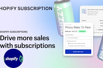 setup membership customize subscription box on your shopify website