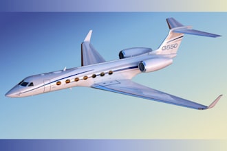 render HD 8k 3d aircraft animation, 3d airplane model, aerospace, 3d cad model