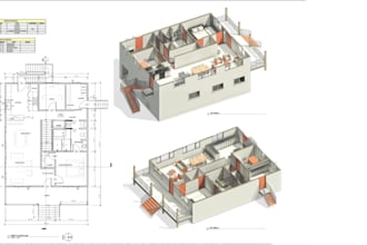 draft complete architectural 2d drawings in autocad or revit for construction