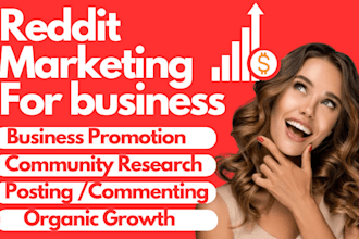 do reddit post management for business website, ecommerce, saas, crypto memecoin