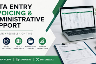 entrada de datos, facturación y tareas administrativas