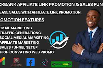 build sales guaranteed clickbank affiliate marketing sales funnel, tiktok shop