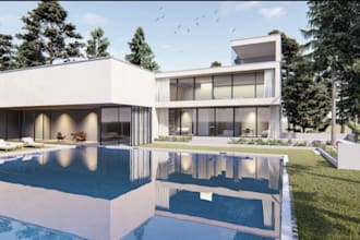 ue5 architecture walkthrough, visualization, animation, lumion, corona, render