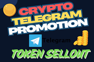 do solana memecoin token promotion, crypto telegram promotion to raise 500 sol