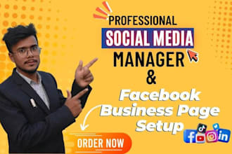 create social media account setup and management