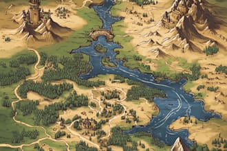 create custom fantasy map for dnd world map
