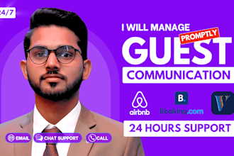 manage customer support for airbnb, vrbo, and shopify