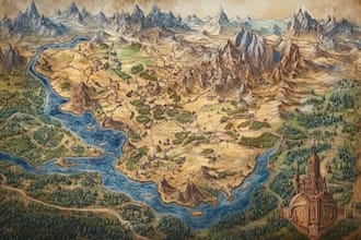 do your fantasy map for rpg map design