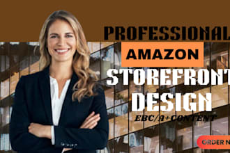 create your amazon brand store and storefront design