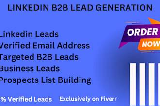 do b2b lead generation using premium tools, sales navigator and lead generation