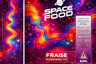 design premium product label and packaging design