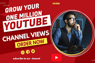 do organic youtube channel video promotion to boost million views