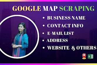 collect emails and create leads through google map scraping