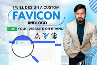 design a custom favicon and logo for your website or brand