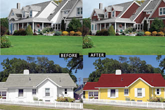 do  house color and i will change colour from any product