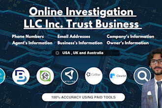 do real estate skip tracing finding llcs business owners names