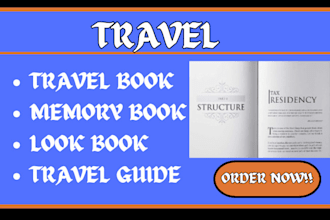 edit, proofread, and format your travel, photo book travel guide or memory book