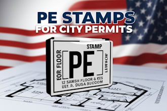 draw stamp architectural drawing floor plan engineering drawing for city permit