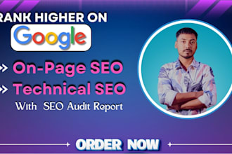 do your website onsite onpage SEO and technical optimization