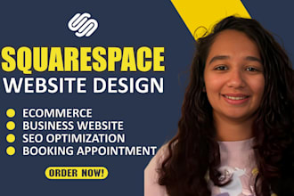build squarespace website design or redesign squarespace and develop squarespace