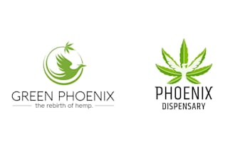 do cbd cannabis marijuana or weed logo design